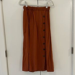 Madewell midi skirt